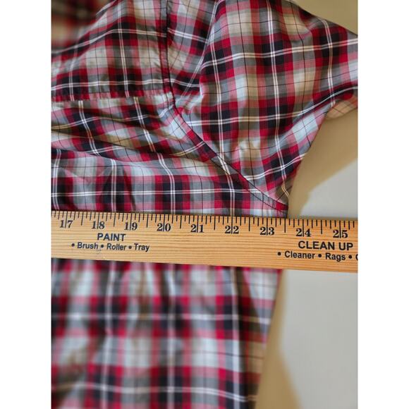 Kuhl "Mountain Grown" Plaid Pearl Snap Short Sleeve Lightweight Medium Shirt - Picture 8 of 9